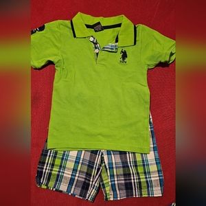 Boys Polo shorts outfit